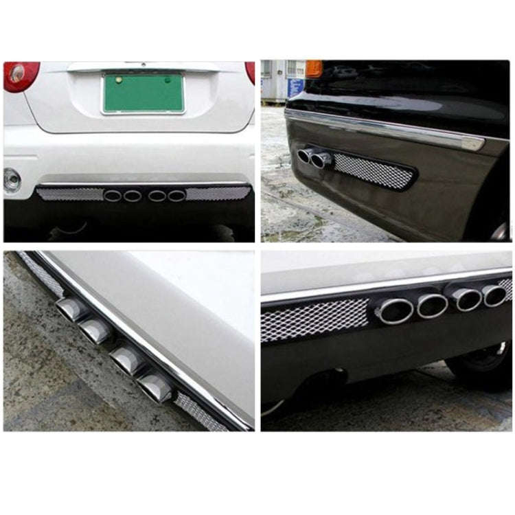 2 PCS Car Tail Pipes Exhaust Pipe Decorative Sticker