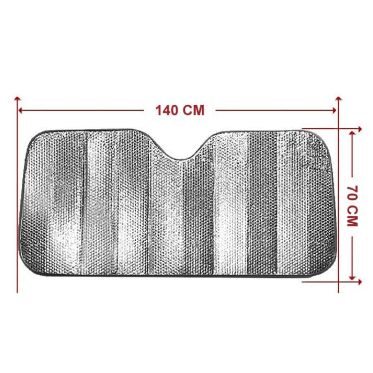 Foldable Car Back Windshield Sunscreen Foil, 140 x 70cm