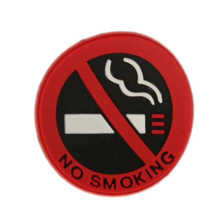 3 pcs Car Decoration No Smoking Sign Sticker, Size: 5x5 cm, No Smoking