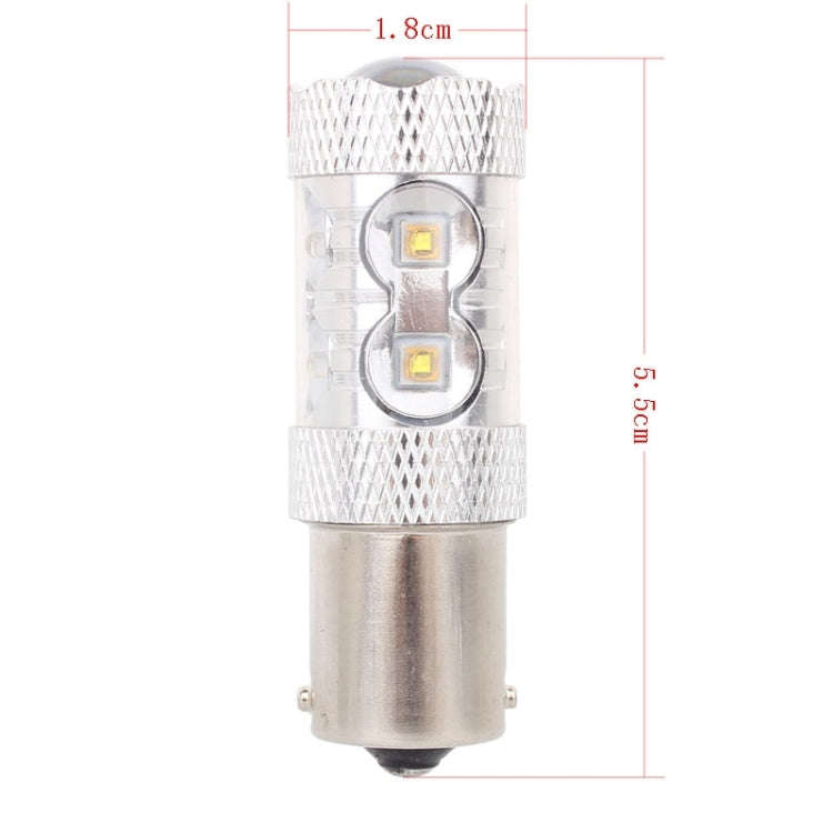1156/BA15S 50W 750LM 6500K White Light 10-3535-LEDs Car Backup light , Constant Current , DC12-24...