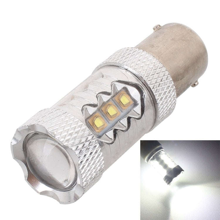1156/BA15S 80W 800LM 6500K White Light 16-3535-LEDs Car Backup Light , Constant Current , DC12-24...