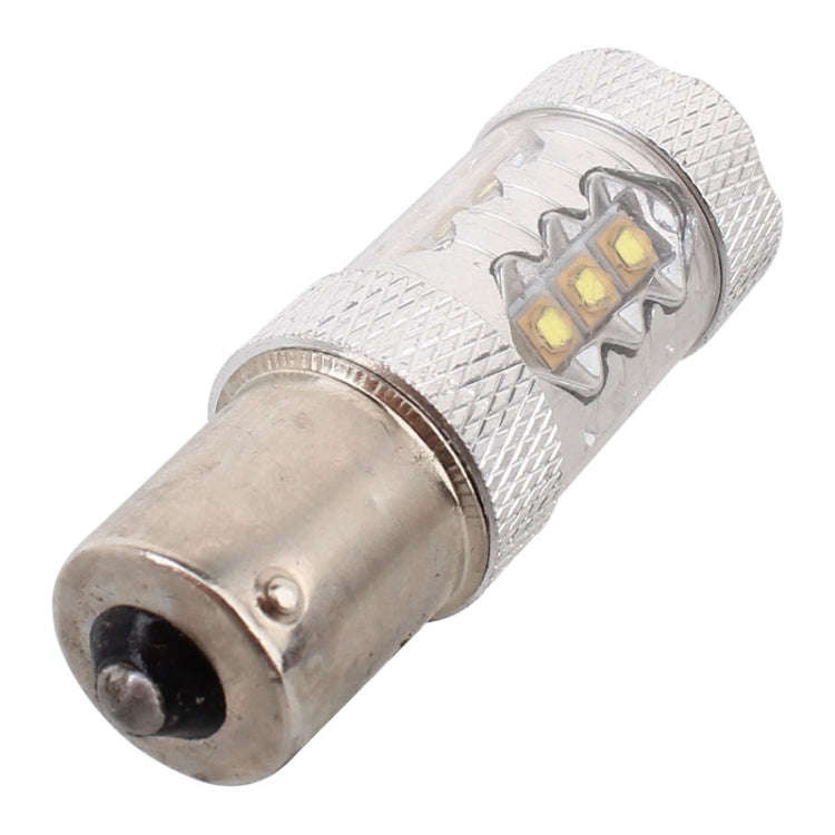 1156/BA15S 80W 800LM 6500K White Light 16-3535-LEDs Car Backup Light , Constant Current , DC12-24...