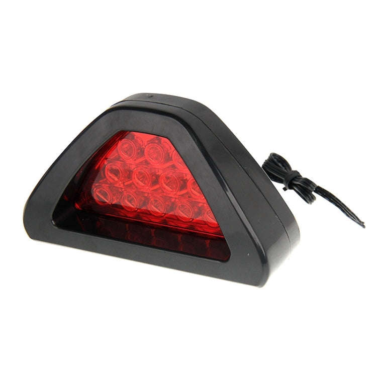 12-LED Rear Tail Warning Brake Light for DC 12V Cars, 12-LED Red Light, White Light
