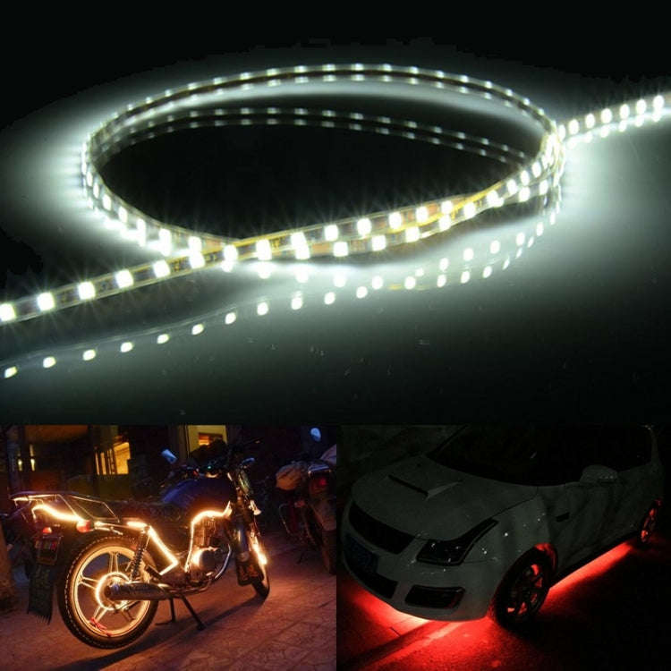 5 PCS Flow Style 45 LED 3528 SMD Waterproof Flexible Car Strip Light for Car Decoration, DC 12V, ...