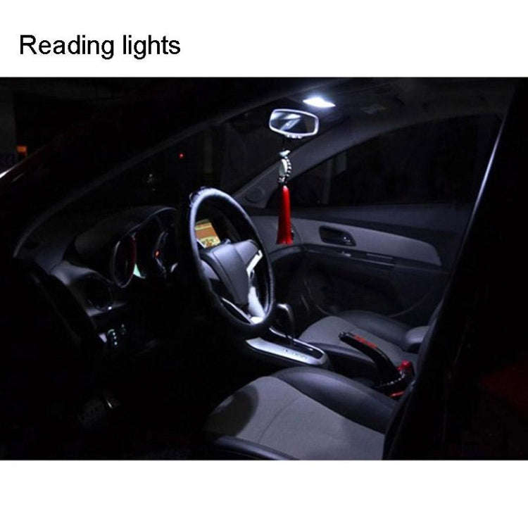 2 PCS 41mm 1.5W 80LM White Light 1 COB LED License Plate Reading Lights Car Light Bulb, 41mm