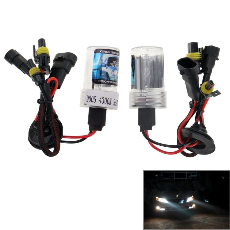 DC12V 35W HB3/9005 HID Xenon Light Single Beam Super Vision Waterproof Head Lamp, Color Temperatu...
