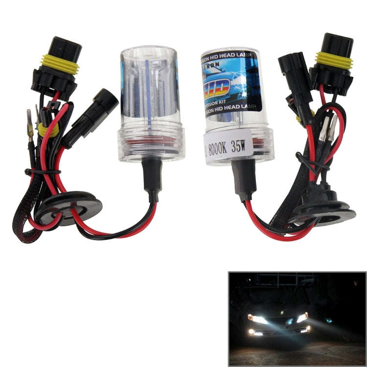 DC12V 35W H11 HID Xenon Light Single Beam Super Vision Waterproof Head Lamp, Color Temperature: 8...