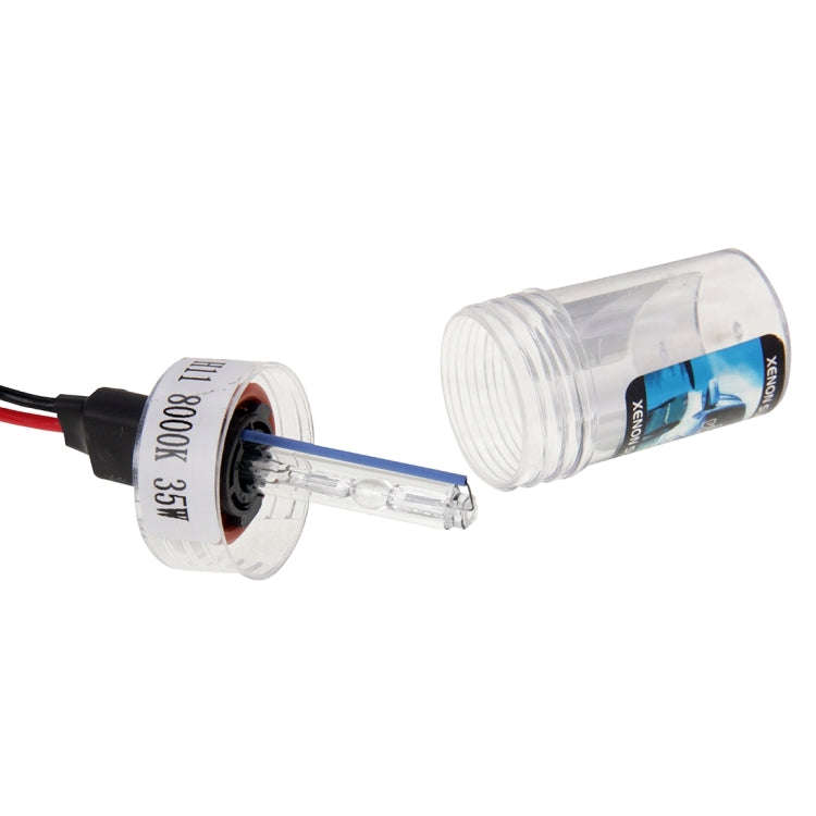 DC12V 35W H11 HID Xenon Light Single Beam Super Vision Waterproof Head Lamp, Color Temperature: 8...