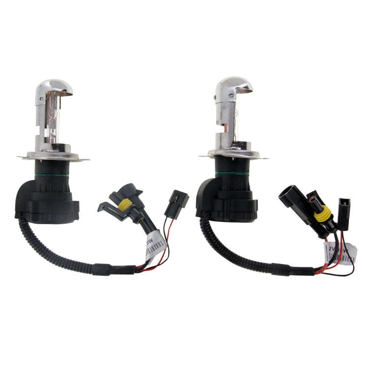 DC12V 35W H4-3 HID Xenon Light Single Beam Super Vision Waterproof Head Lamp with One Cable, Colo...