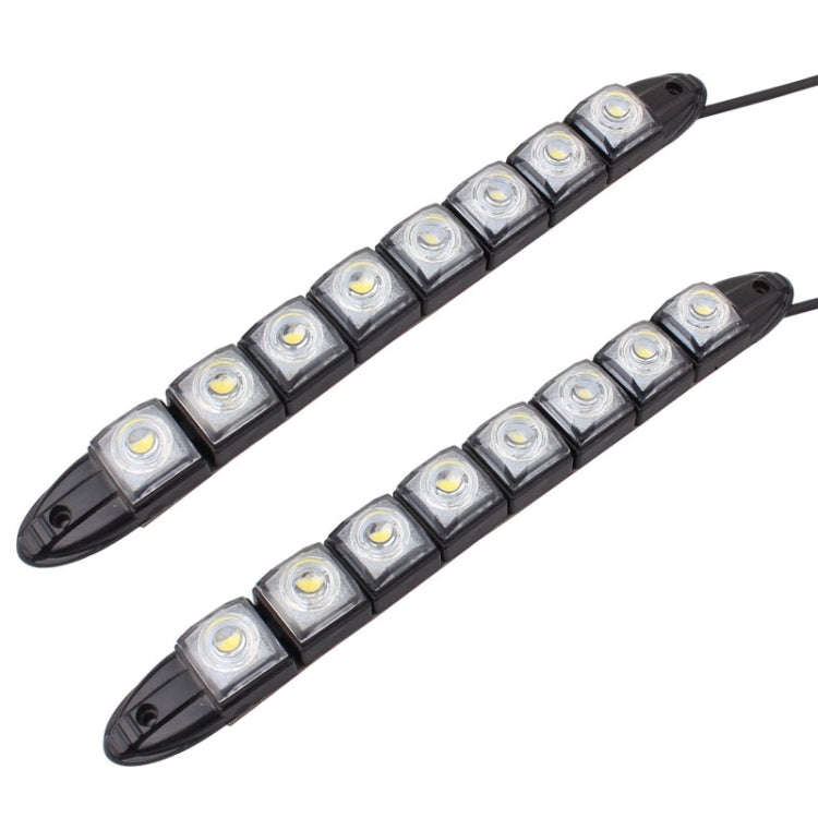 2 PCS  4W 8 LED SMD 5050 Flexible Snake LED Car Daytime Running Lights, DC 12V, 4W