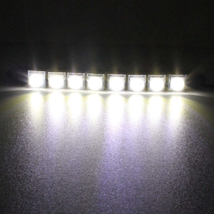 2 PCS  4W 8 LED SMD 5050 Flexible Snake LED Car Daytime Running Lights, DC 12V, 4W