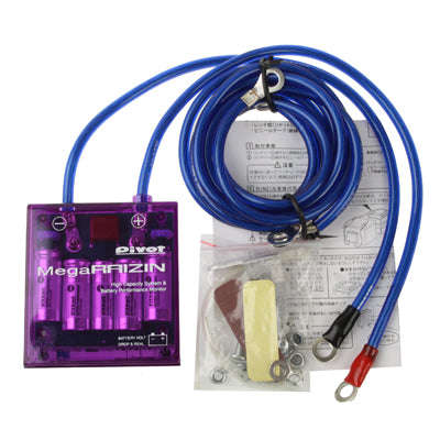 PIVOT Mega Raizin Voltage Stabilizer, High Capacity System & Battery Performance Monitor, DC 12V,...