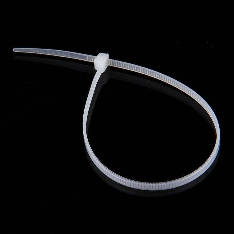 500 PCS 3 x 150mm Self-Locking Nylon Cable Wire Zip Ties, 3mm x 150mm Black, 3mm x 150mm White