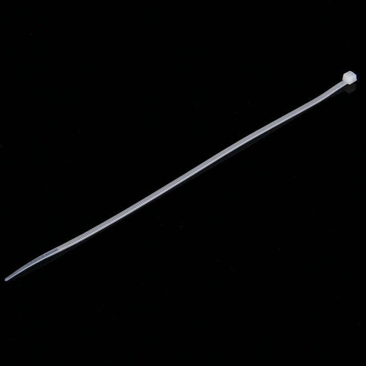 500 PCS 3 x 150mm Self-Locking Nylon Cable Wire Zip Ties, 3mm x 150mm Black, 3mm x 150mm White