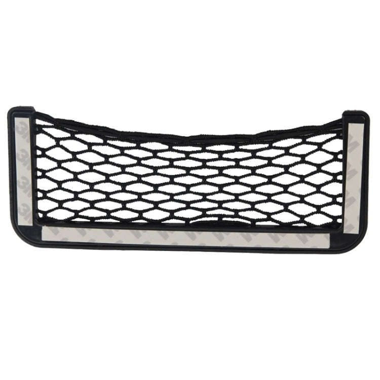Car Net Pockets 20cm x 8cm Automotive Storage String Bag with Adhesive, 20 x 8cm