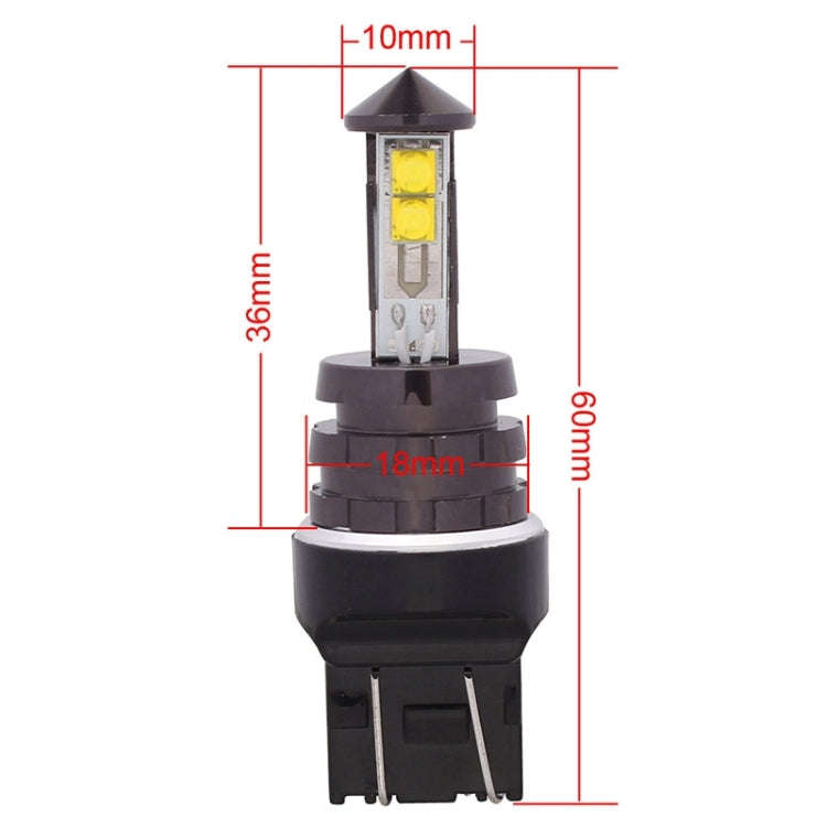 T20 7443 20W 800LM White Light 4 CREE XT-E LED Car Brake Light Daytime Running Light Bulb, DC 12-...