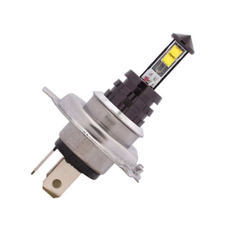 H4 20W 800LM White Light 4 CREE XT-E LED Car Daytime Running Light Headlight Bulb, DC 12-24V, H4