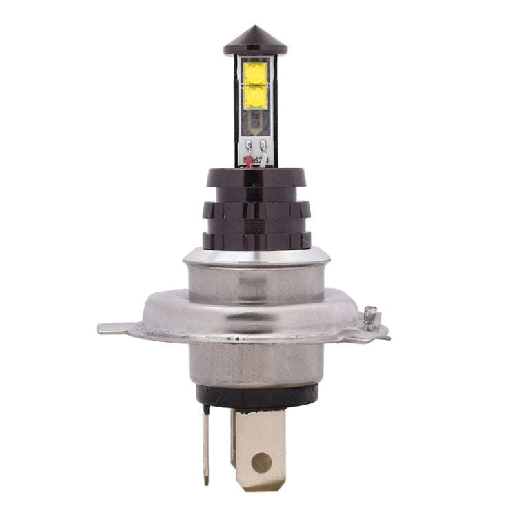 H4 20W 800LM White Light 4 CREE XT-E LED Car Daytime Running Light Headlight Bulb, DC 12-24V, H4