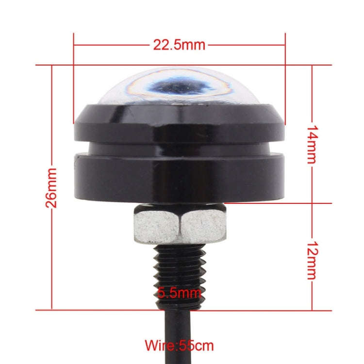 2 PCS 22.5mm 1.5W 150LM Ice Blue Light 3 LED SMD 5630 Spotlight Eagle Eye Light Daytime Running L...
