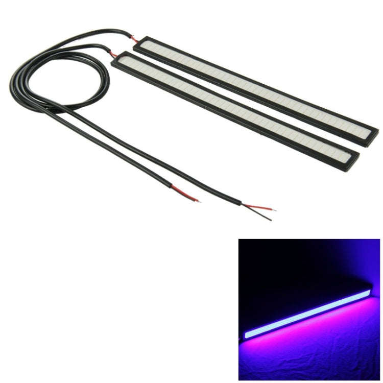 2 PCS 6W*2 DRL LED Light Bar Car Light Source Waterproof Daytime Running Lights, DC 12V, NCD-17BK...