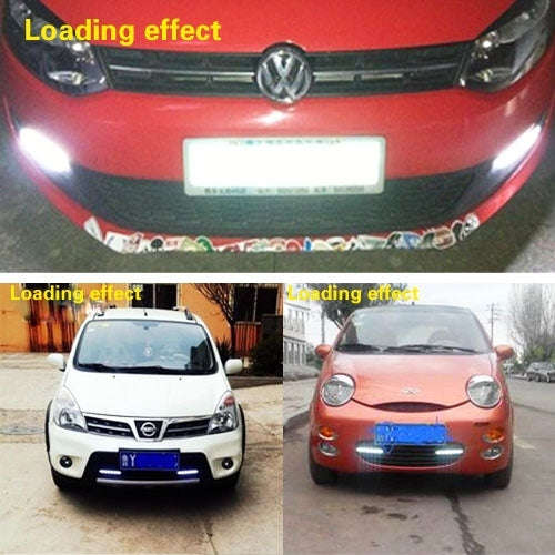 2 PCS 6W*2 DRL LED Light Bar Car Light Source Waterproof Daytime Running Lights, DC 12V, NCD-17BK...