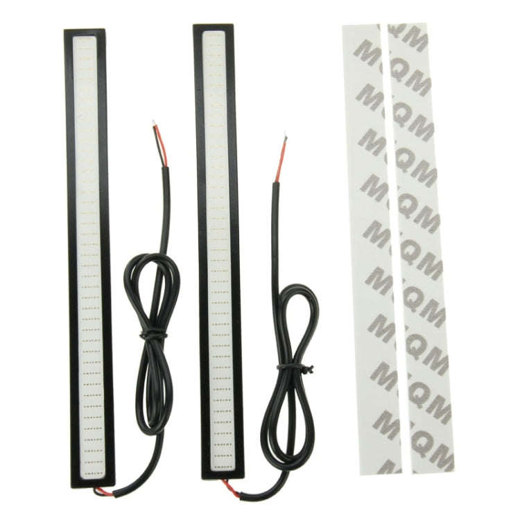 2 PCS 6W*2 DRL LED Light Bar Car Light Source Waterproof Daytime Running Lights, DC 12V, NCD-17BK...