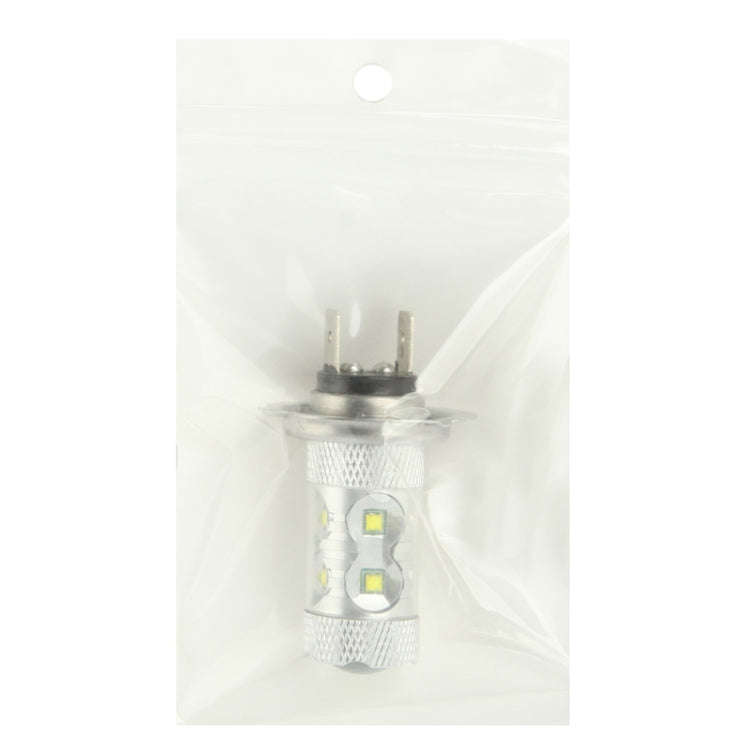 H7 60W White 12 CREE LED Fog Light for Vehicles, DC 12-30V, H7
