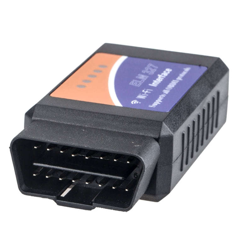 Portable ELM327 OBDII WiFi Car Diagnostic Interface Scanner Support All OBDII Protocols, ELM327 O...