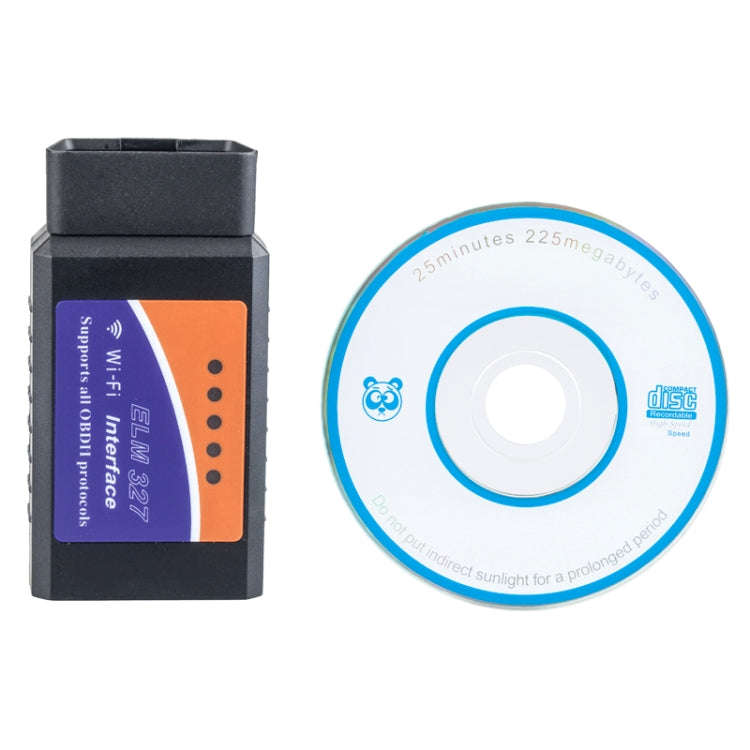 Portable ELM327 OBDII WiFi Car Diagnostic Interface Scanner Support All OBDII Protocols, ELM327 O...