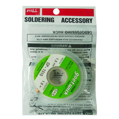 Goot Wick/Desoldering Wick 1515 (width: 1.5mm, length: 1.5m), 1.5mm