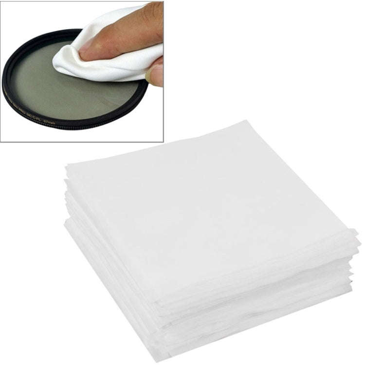 100 PCS 9.8 x 9.8cm Specialized LCD Screen Lens Glasses Cleaning Cloth for Camera / Mobile Phone,...