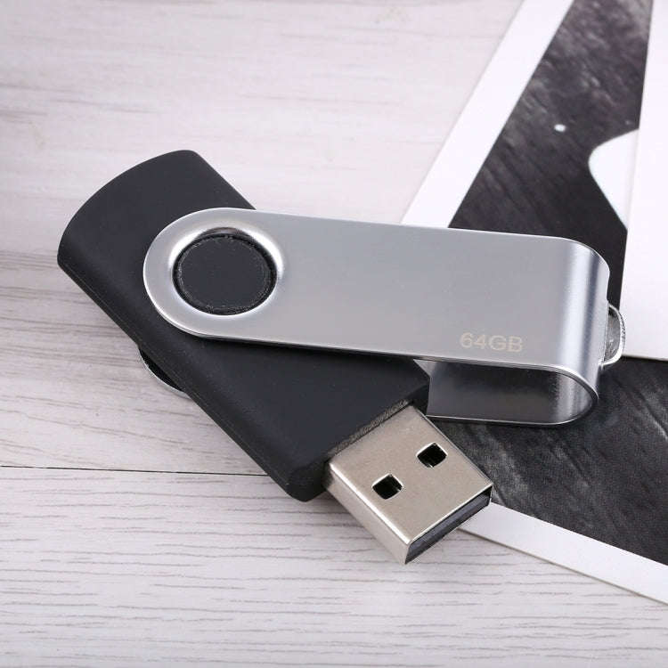 64GB Twister USB 2.0 Flash Disk(Black), 64GB/Black