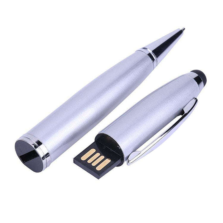 2 in 1 Pen Style USB Flash Disk, Black , 2GB (Silver), 4GB (Silver), 8GB (Silver), 16GB (Silver),...