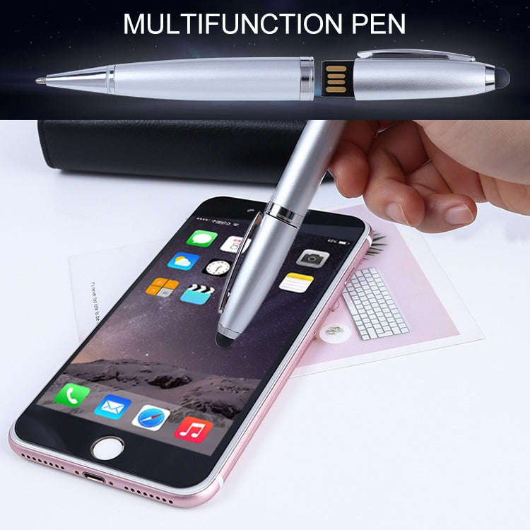 2 in 1 Pen Style USB Flash Disk, Black , 2GB (Silver), 4GB (Silver), 8GB (Silver), 16GB (Silver),...