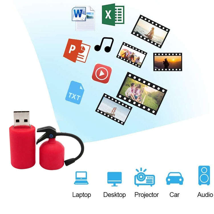 8GB Extinguisher Style USB Flash Disk, 8GB