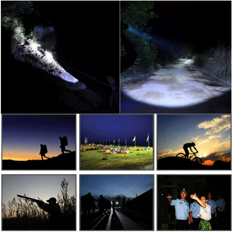 SK68 180lm Zoom Lens LED Flashlight