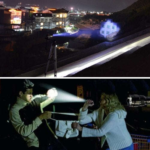 SK68 180lm Zoom Lens LED Flashlight