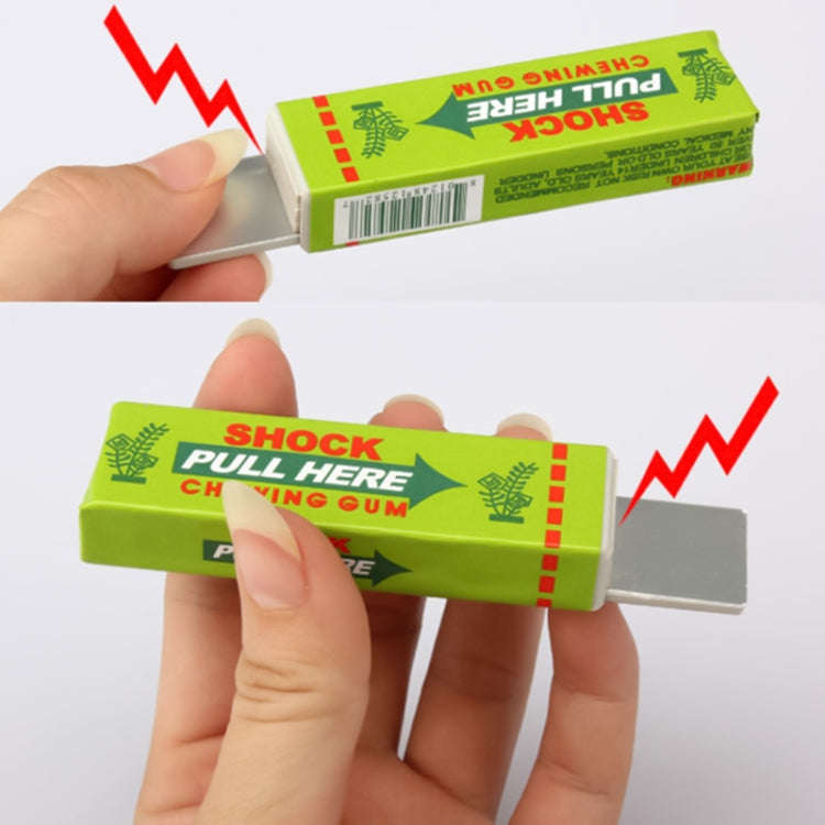 Shock Chewing Gun Practical Joke Funny Trick Shock Toy, Random Color Delivery, Chewing Gum Yellow