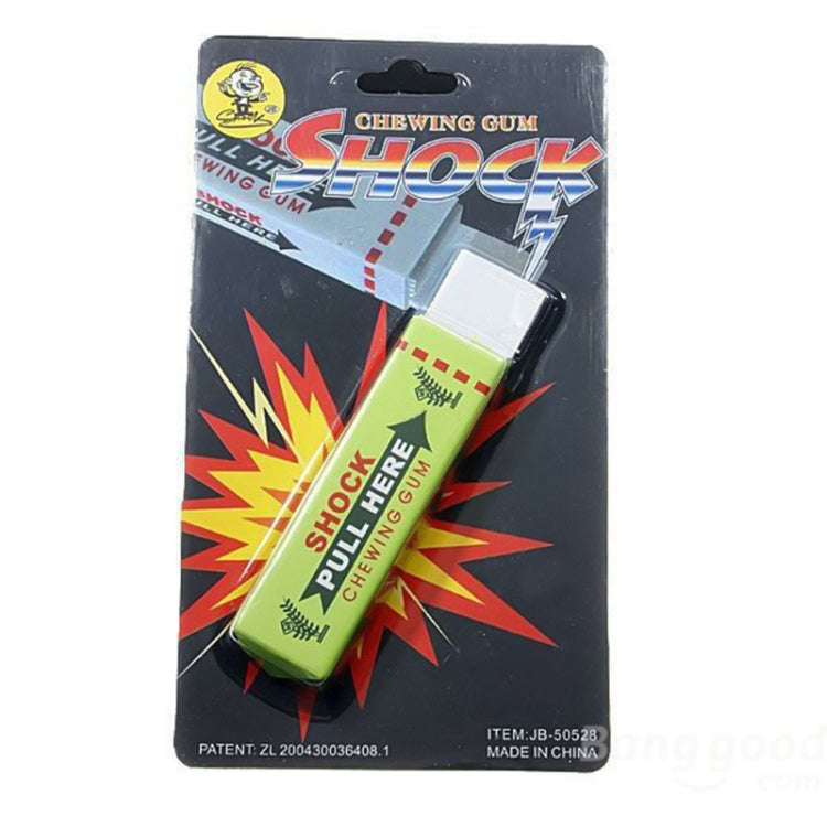 Shock Chewing Gun Practical Joke Funny Trick Shock Toy, Random Color Delivery, Chewing Gum Yellow