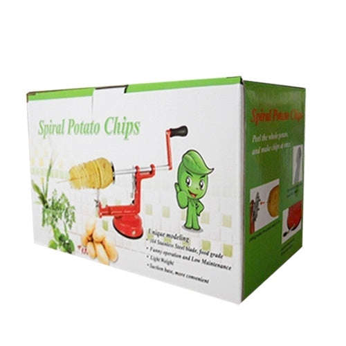 Spiral Potato Slicer, Size: about 21cm x 13cm, Spiral Potato Slicer