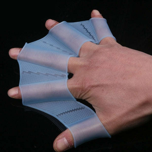 Silicone Swimming Web Fins Hand Flippers Training Gloves, M, Size: M Blue, Size: M Magenta
