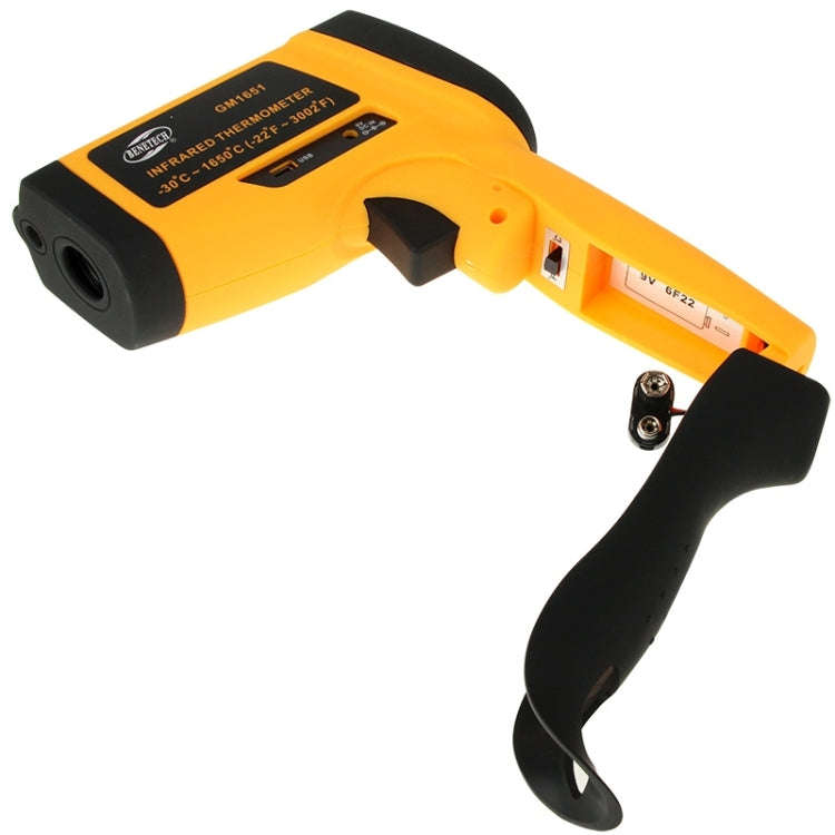 BENETECH GM1651 USB Digital Display Temperature Gun Handheld Infrared IR Thermometer, Measure Ran...