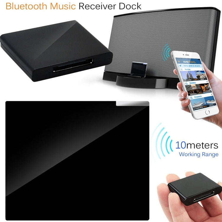 Wireless Bluetooth Music Receiver For iPhone 4 & 4S / (iPad 3) / iPad 2 / iPod  / Any Bluetooth D...