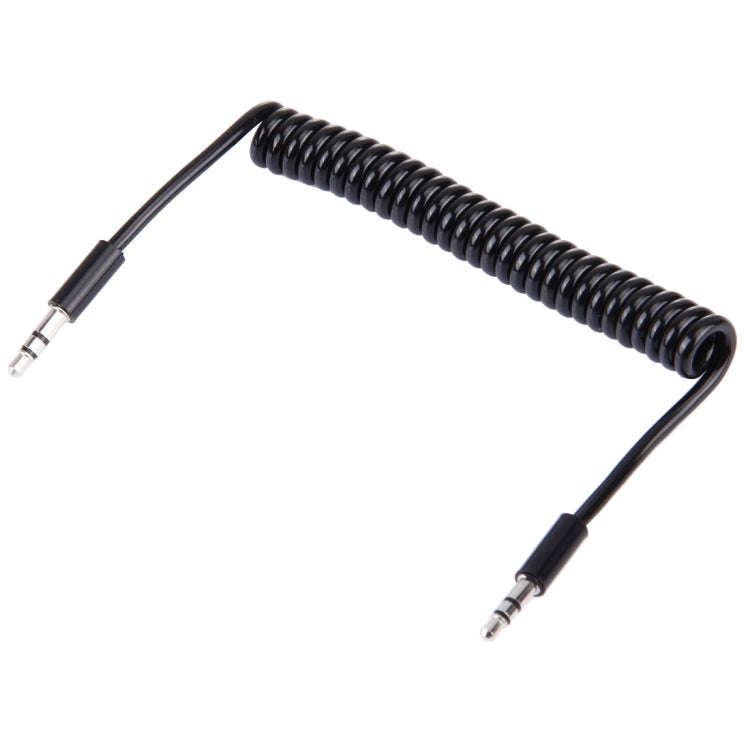 Spring Coiled 3.5mm Aux Cable, Compatible with Phones, Tablets, Headphones, MP3 Player, Car/Home ...