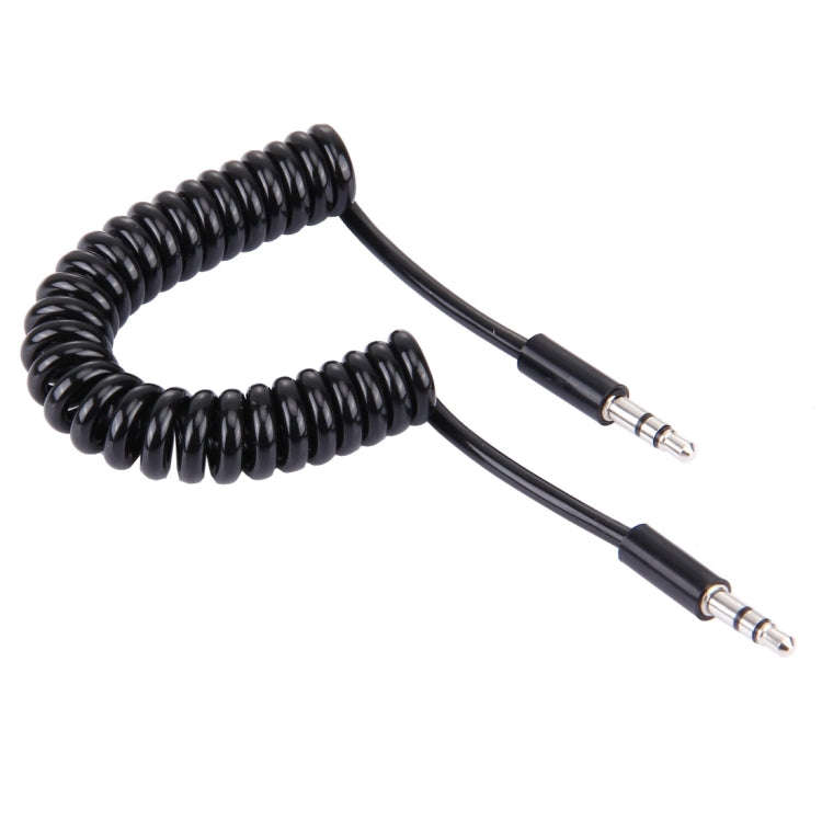Spring Coiled 3.5mm Aux Cable, Compatible with Phones, Tablets, Headphones, MP3 Player, Car/Home ...