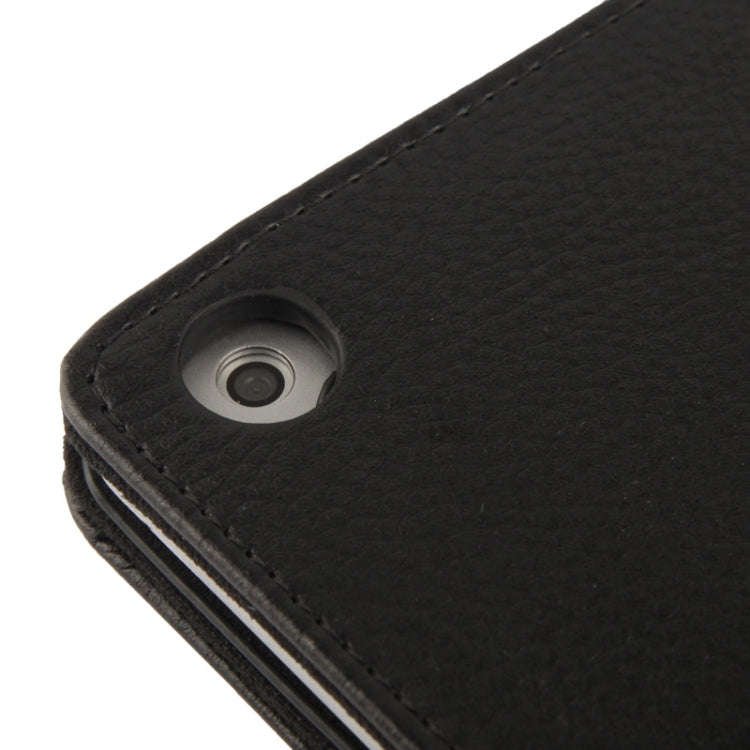 Litchi Texture Flip Leather Case with Holder & Sleep / Wake-up Function for iPad Air