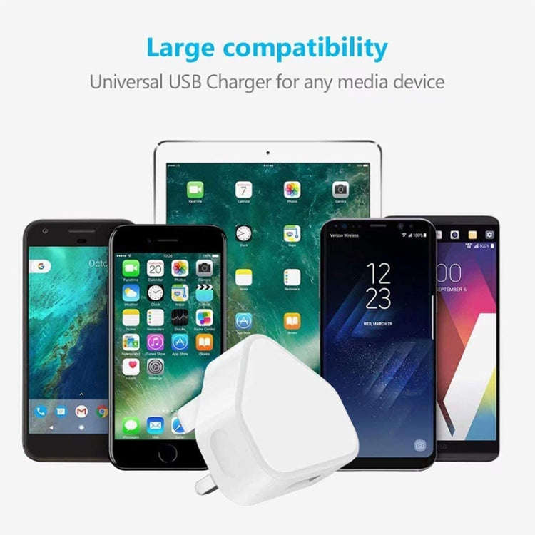 5V / 1A (UK Plug) USB Charger Adapter For  iPhone, Galaxy, Huawei, Xiaomi, LG, HTC and Other Smar...