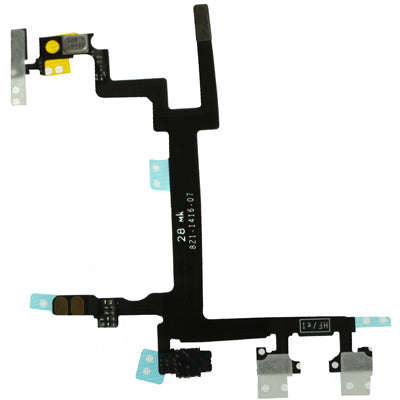 Original Switch Flex Cable (Power Button Volume and Silent Switch Keypad) for iPhone 5, For iPhone 5