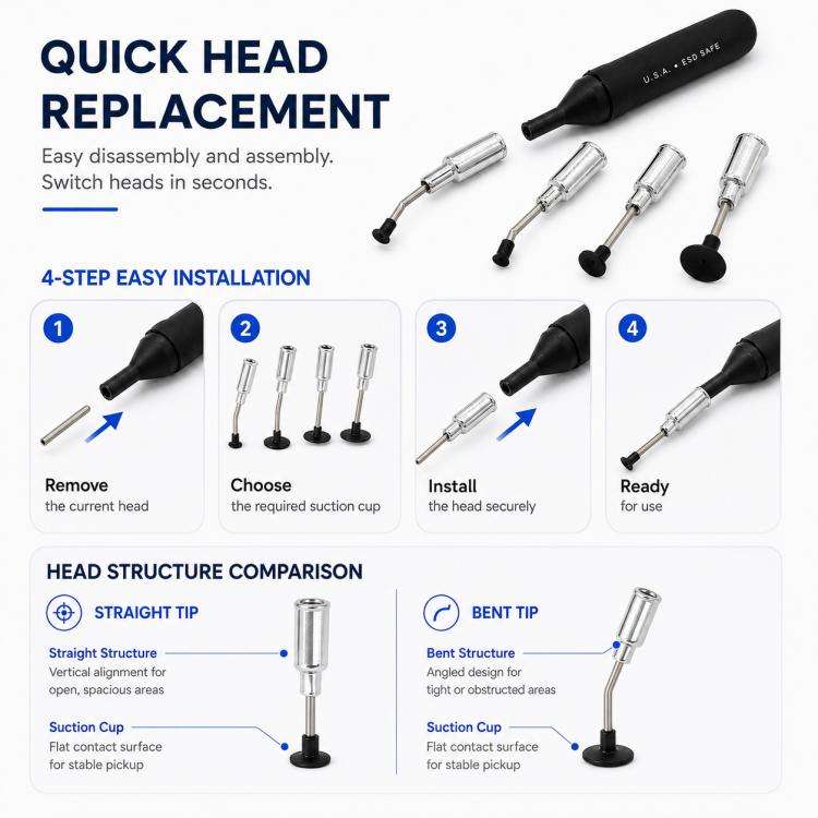 High Quality Anti-static Vacuum Suction Pen / IC Component Picker, Vacuum Suction Pen