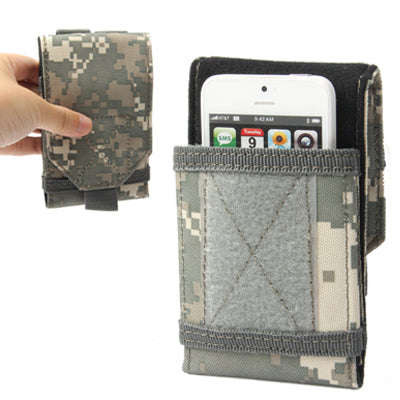 Camouflage Army Combat Travel Utility Hook and Loop Fastener Belt Pouch Bum Bag Mobile Phone Money